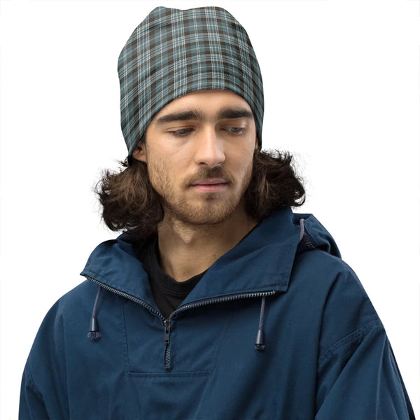 Clark Weathered Clan Badge Tartan Beanie