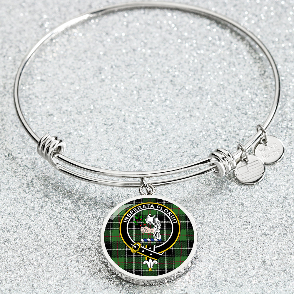 Cleghorn Ancient Clan Badge Tartan Classic Circle Bangle