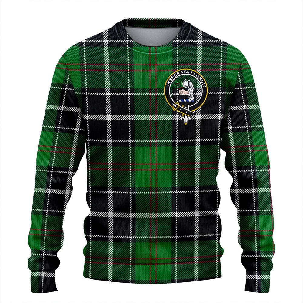 Cleghorn Ancient Clan Badge Tartan Knitted Sweater