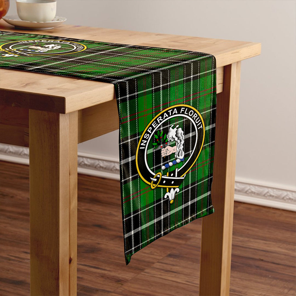 Cleghorn Ancient Clan Badge Tartan Table Runner