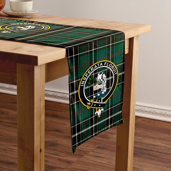 Cleghorn Modern Clan Badge Tartan Table Runner