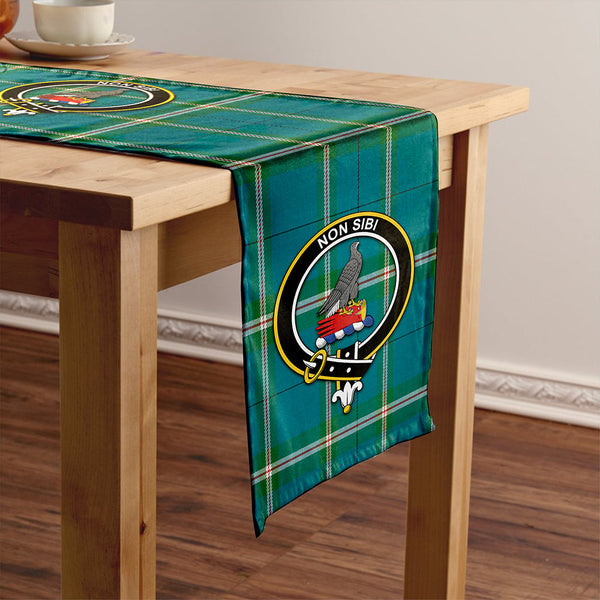 Cleland Ancient Clan Badge Tartan Table Runner