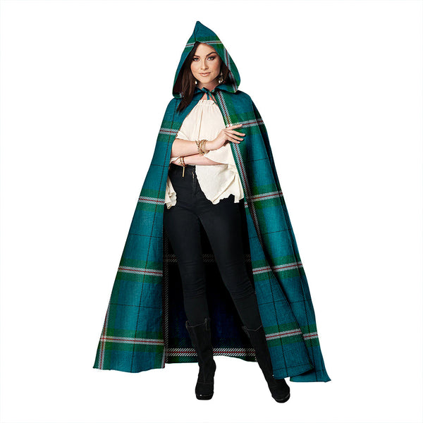 Cleland Ancient Clan Badge Tartan Hooded Cloak