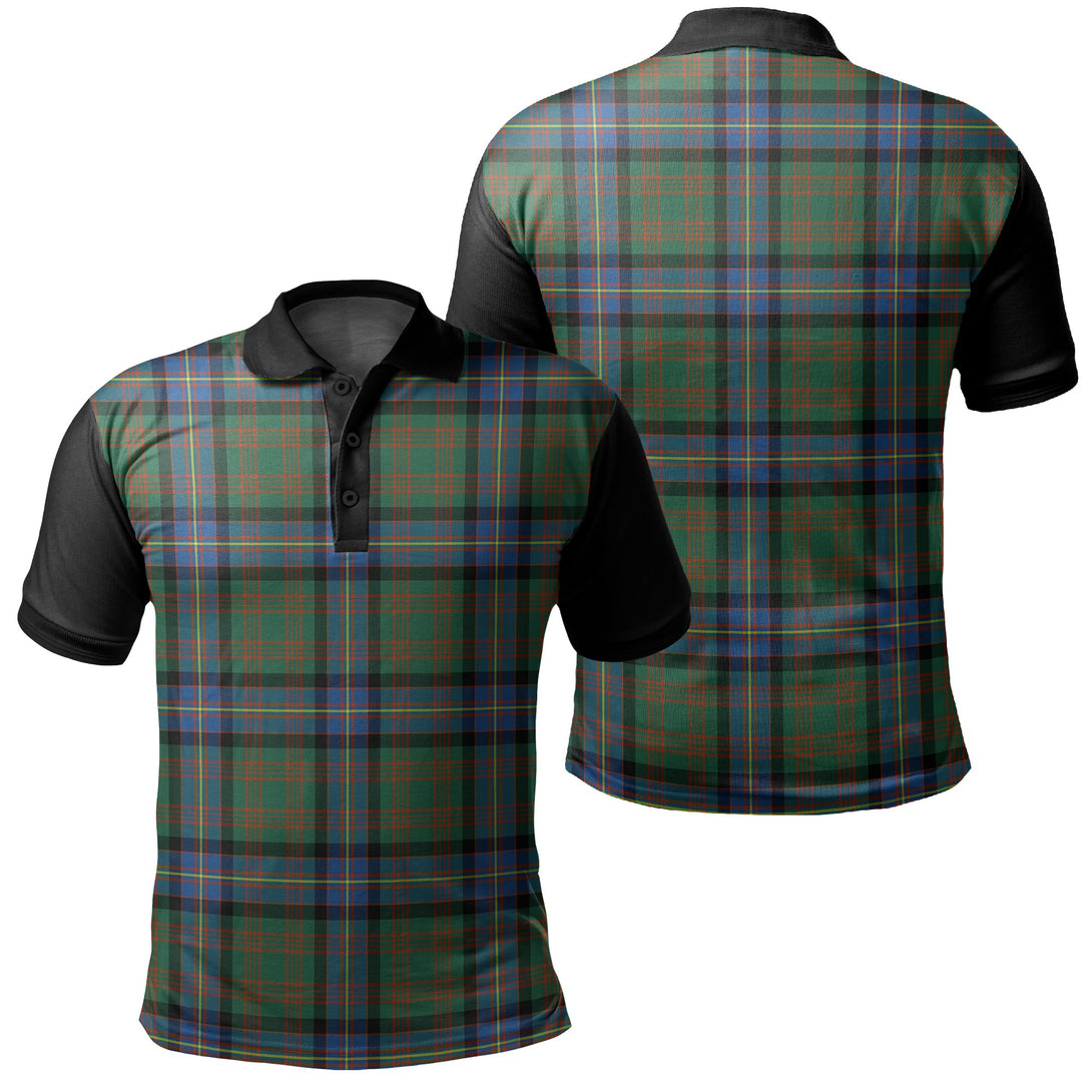 Cochrane Ancient Tartan Classic Polo Shirt Black Neck 1 Style