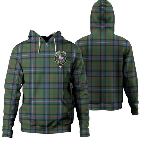 Cochrane Ancient Tartan Classic Crest Zipper Hoodie