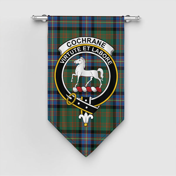 Cochrane Ancient Tartan Classic Crest Gonfalon