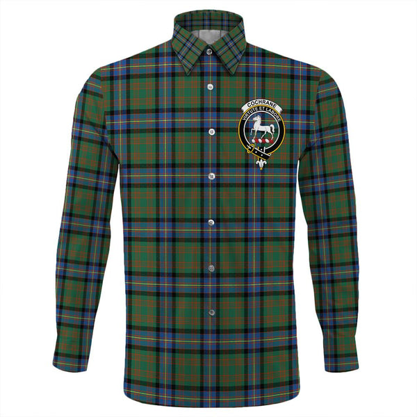 Cochrane Ancient Tartan Classic Crest Long Sleeve Button Shirt