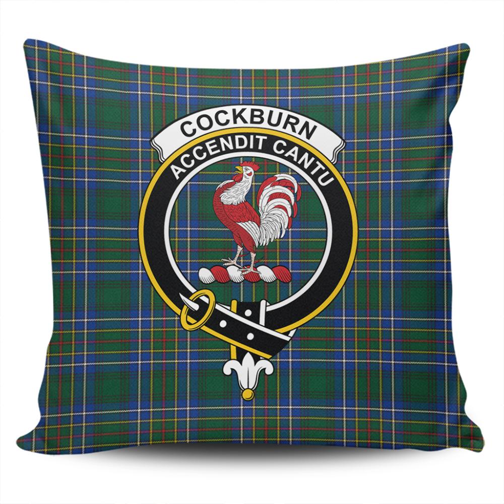 Cockburn Ancient Tartan Classic Crest Pillow Cover