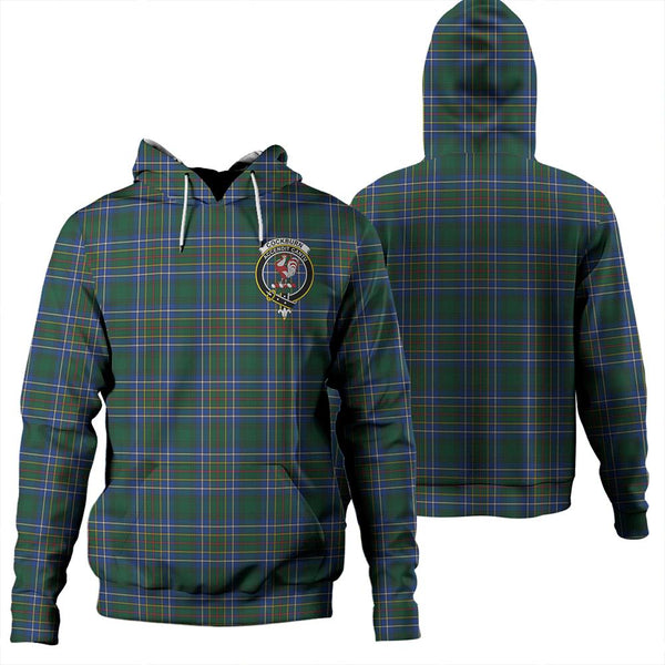 Cockburn Ancient Tartan Classic Crest Hoodie