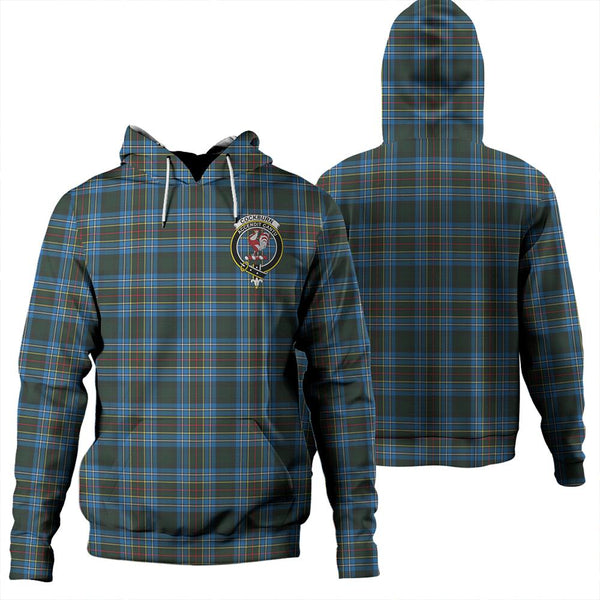 Cockburn Modern Tartan Classic Crest Hoodie