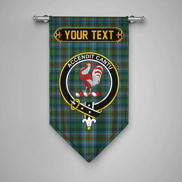 Cockburn (Coburn) Ancient Clan Badge Tartan Gonfalon Personalize