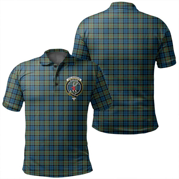 Colquhoun Ancient Tartan Classic Crest Polo Shirt