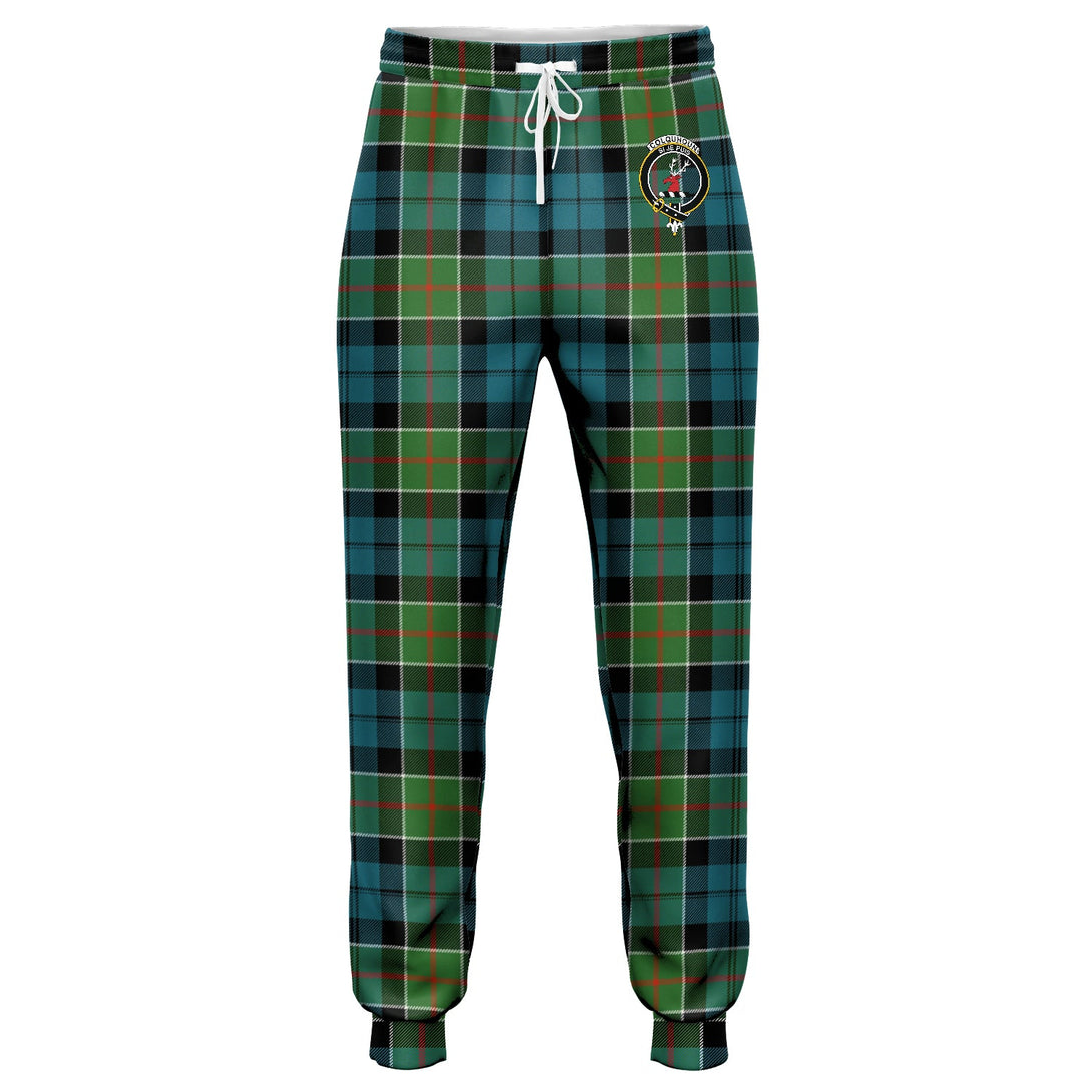 Colquhoun Ancient Clan Badge Tartan Jogger Pants