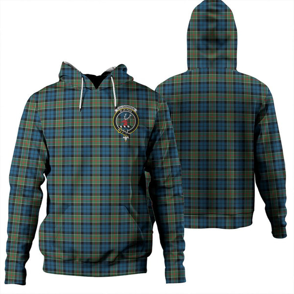 Colquhoun Ancient Tartan Classic Crest Hoodie