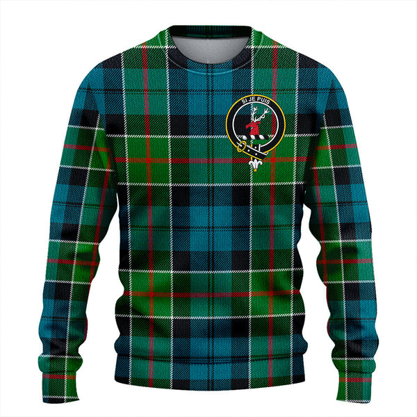 Colquhoun Ancient Clan Badge Tartan Knitted Sweater