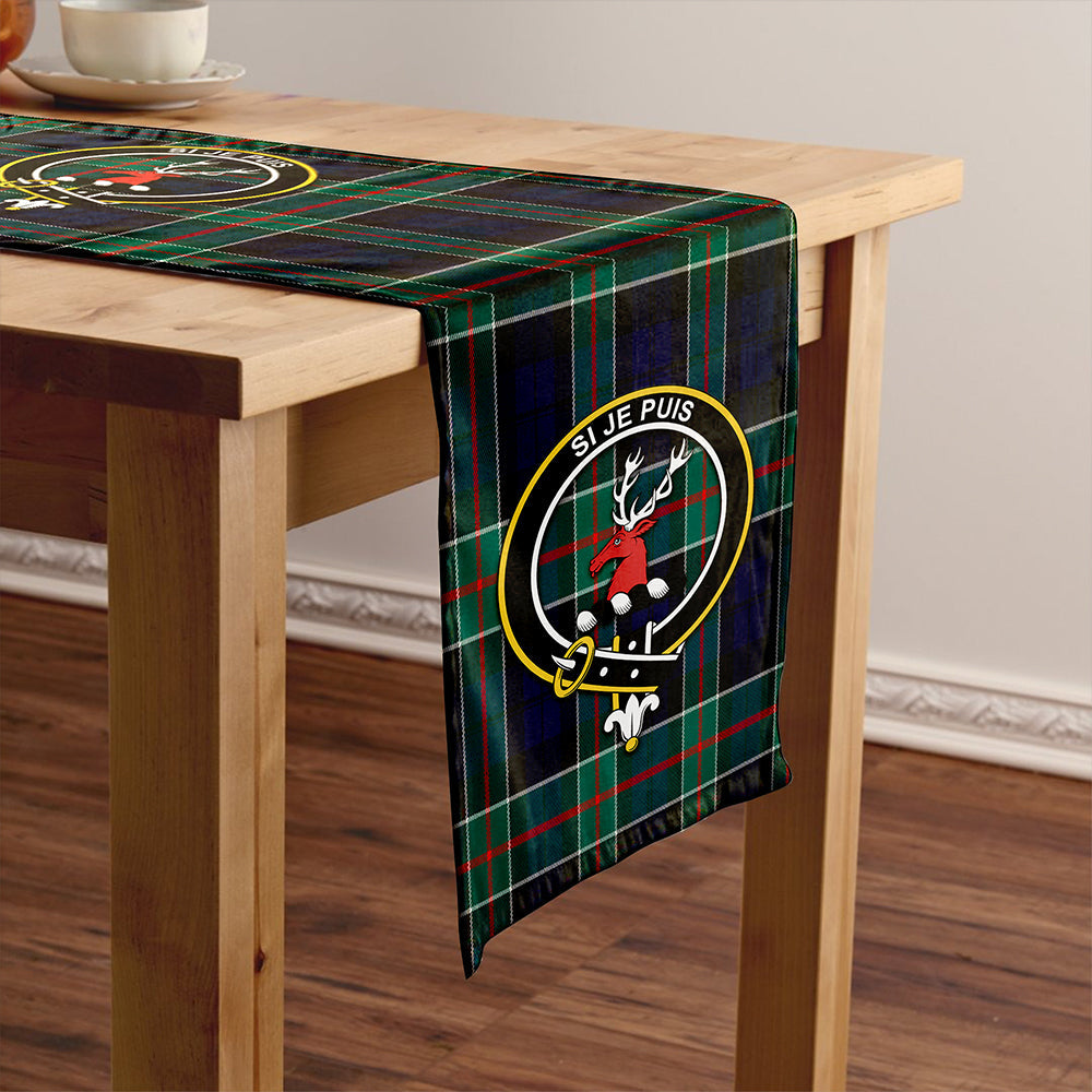 Colquhoun Modern Clan Badge Tartan Table Runner