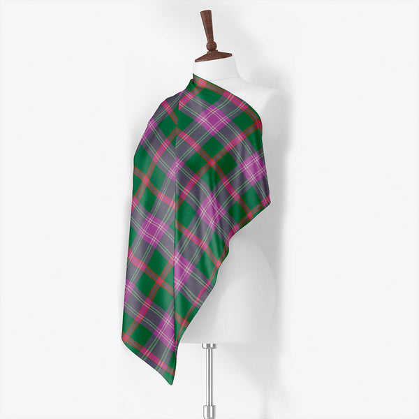 Colquhoun Weathered Tartan Classic Silk Habotai Square Scarf