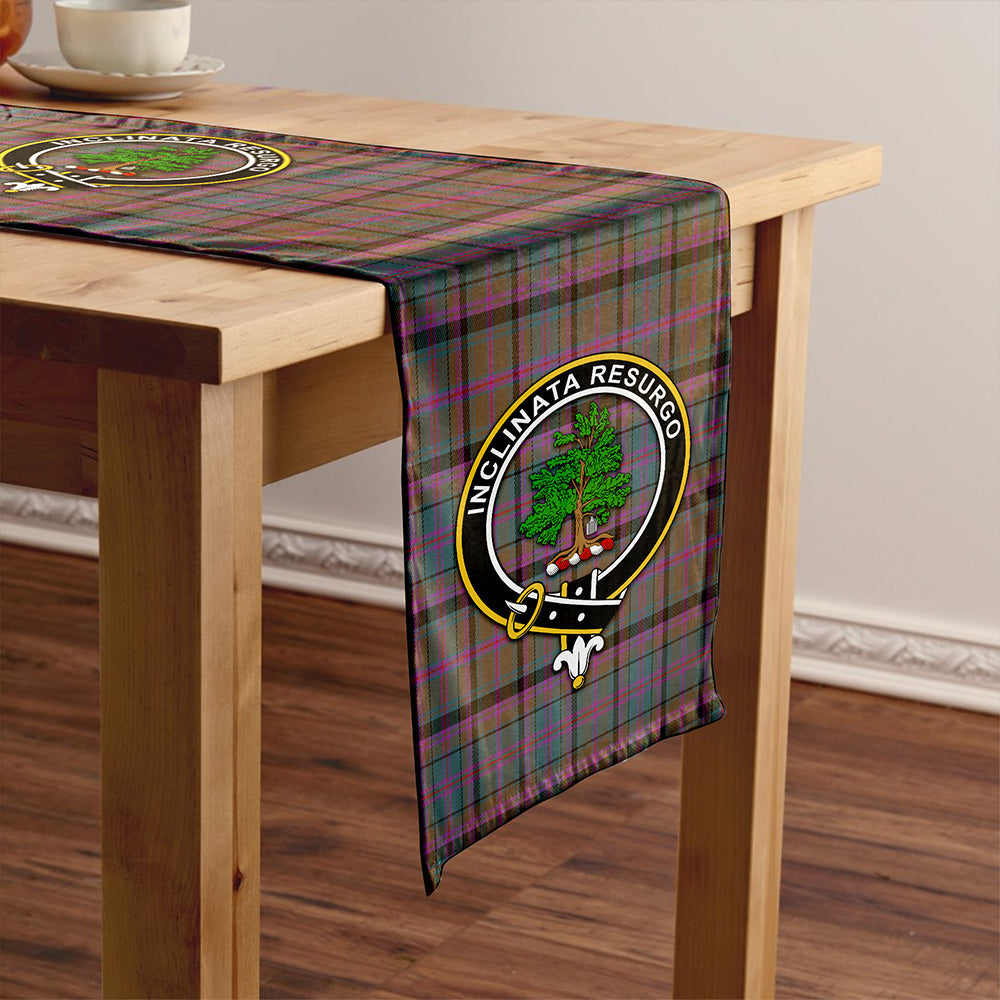 Cooper Weathered Clan Badge Tartan Table Runner