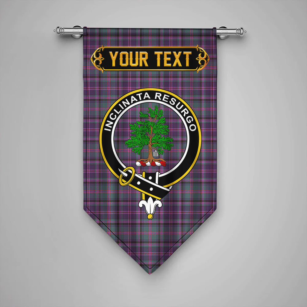 Couper (Cooper) Weathered Clan Badge Tartan Gonfalon Personalize