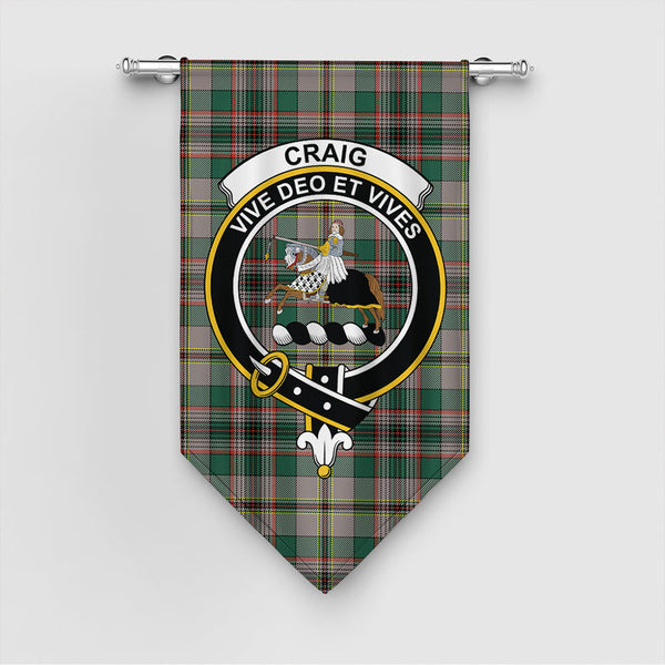 Craig Ancient Tartan Classic Crest Gonfalon