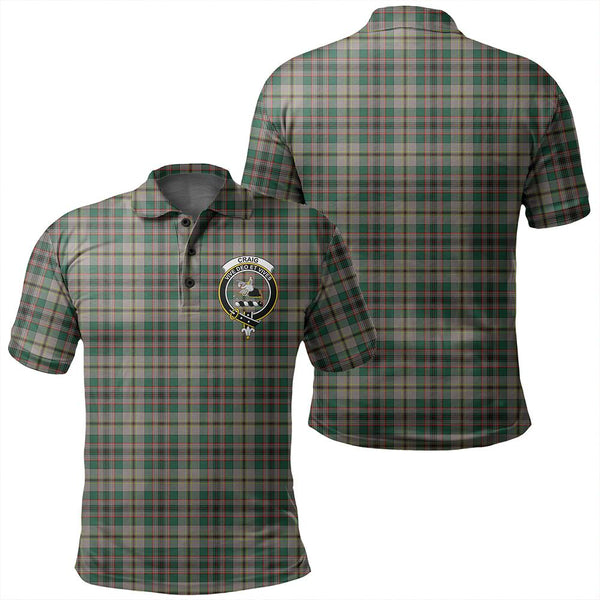 Craig Ancient Tartan Classic Crest Polo Shirt