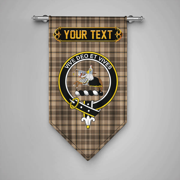 Craig (Craigie) Weathered Clan Badge Tartan Gonfalon Personalize