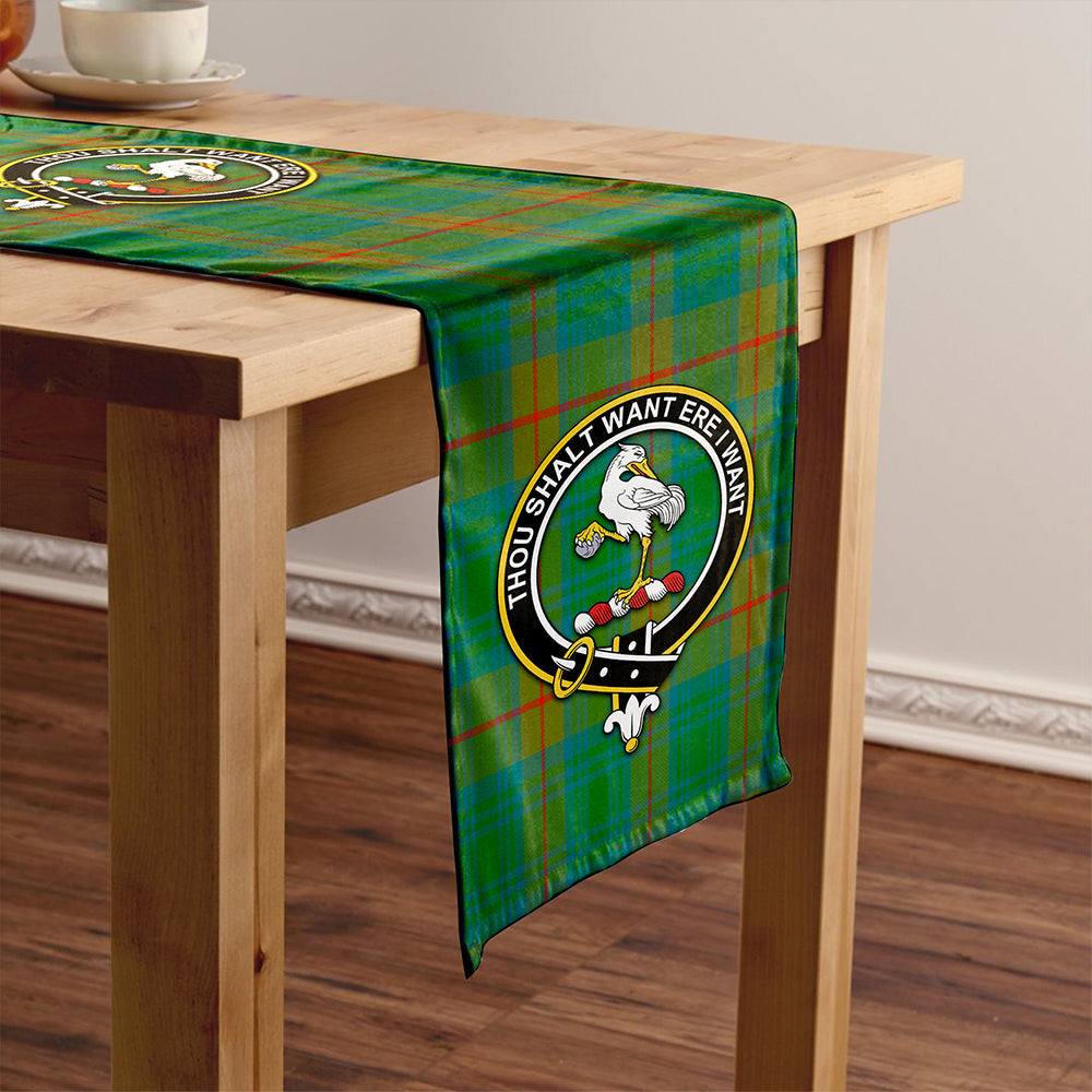 Cranston Ancient Clan Badge Tartan Table Runner