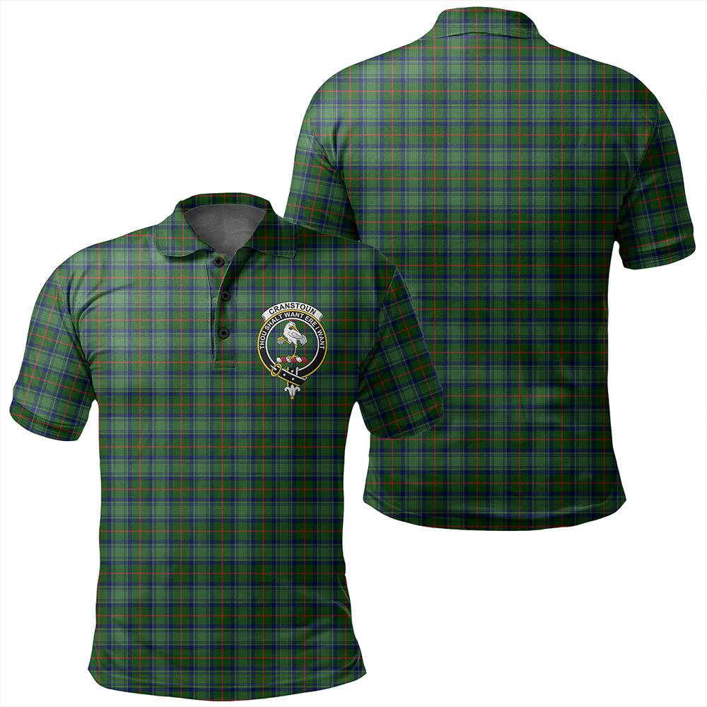 Cranstoun Tartan Classic Crest Polo Shirt