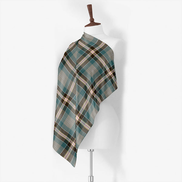 Craparo Modern Tartan Classic Silk Habotai Square Scarf