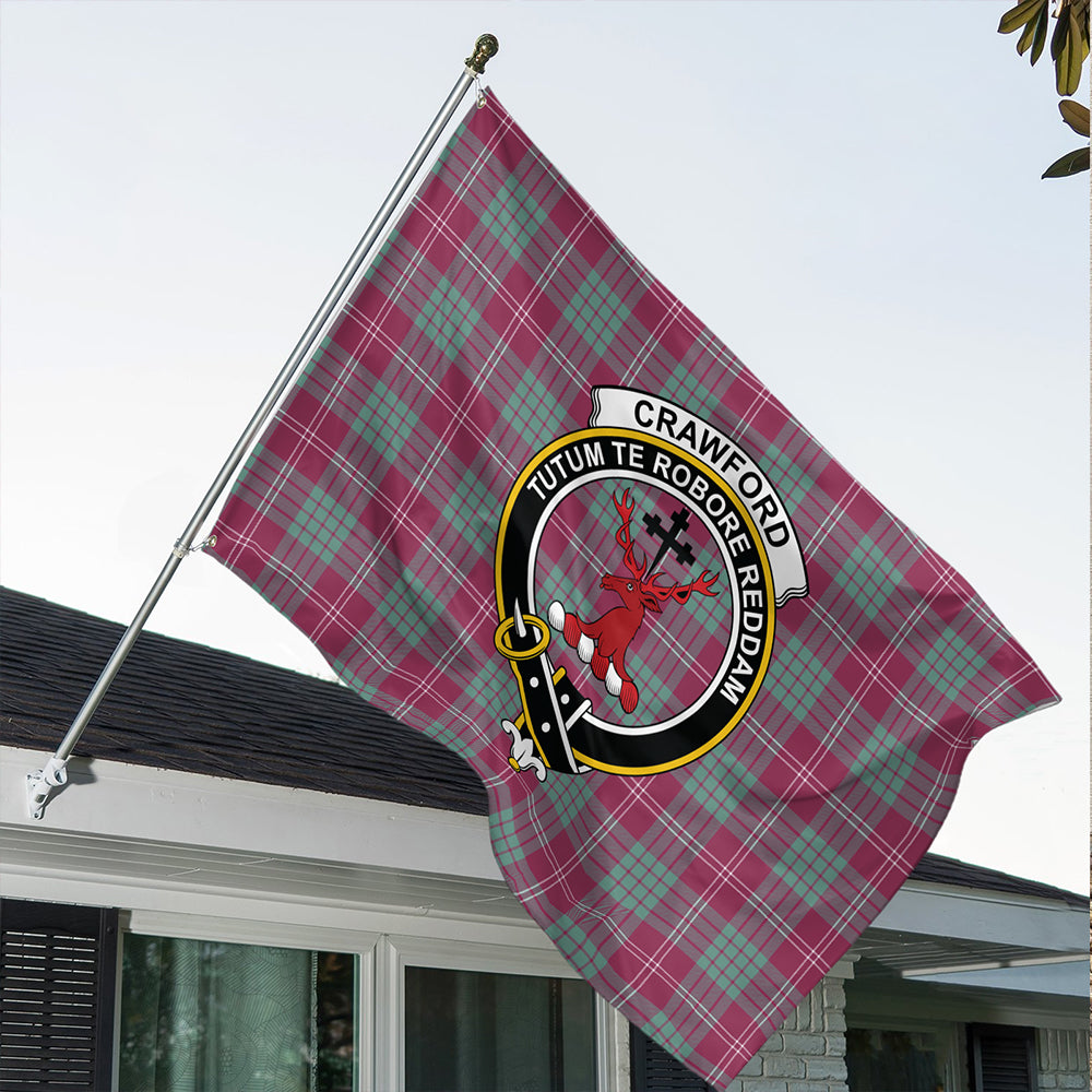 Crawford Ancient Classic Crest House Flag