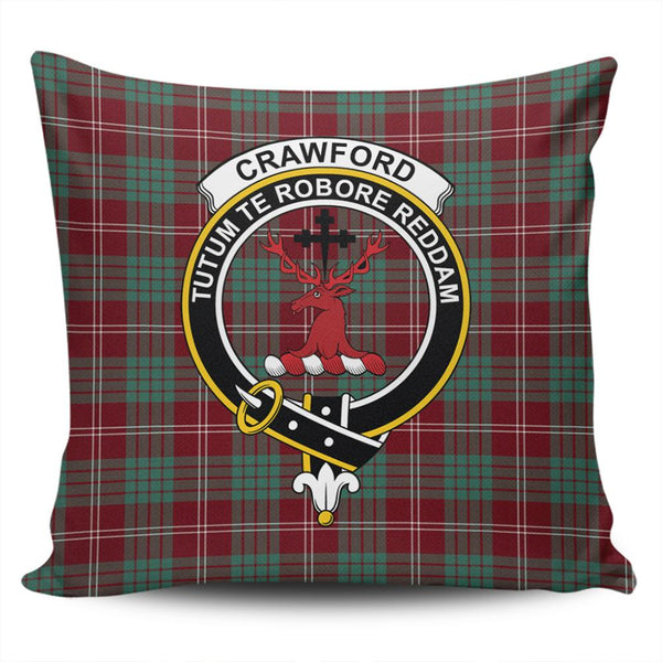 Crawford Modern Tartan Classic Crest Pillow Cover