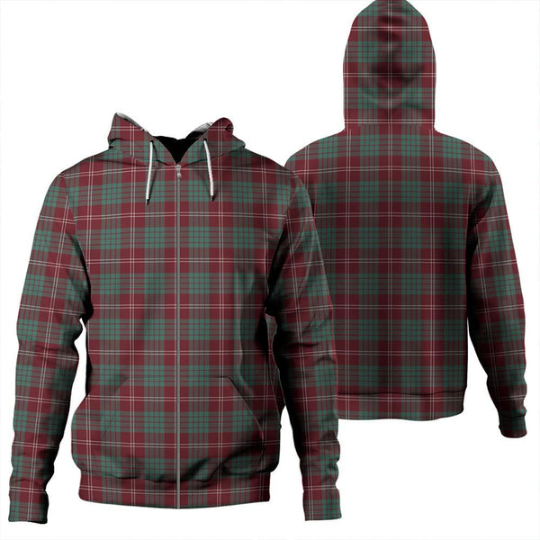 Crawford Modern Tartan Classic Zipper Hoodie