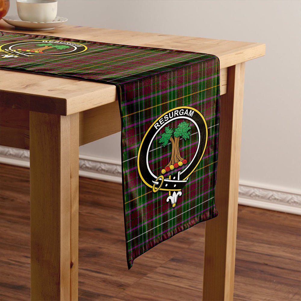 Crosbie Clan Badge Tartan Table Runner