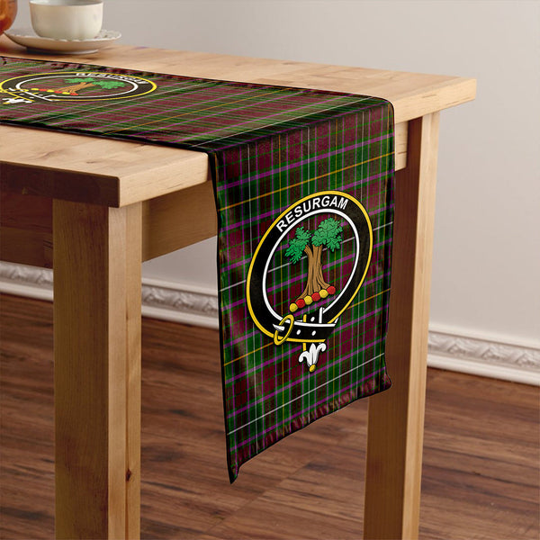 Crosbie Clan Badge Tartan Table Runner