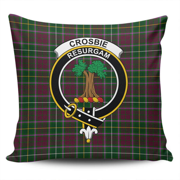 Crosbie Tartan Classic Crest Pillow Cover