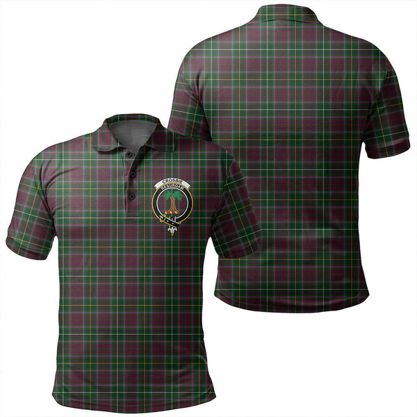 Crosbie Tartan Classic Crest Polo Shirt