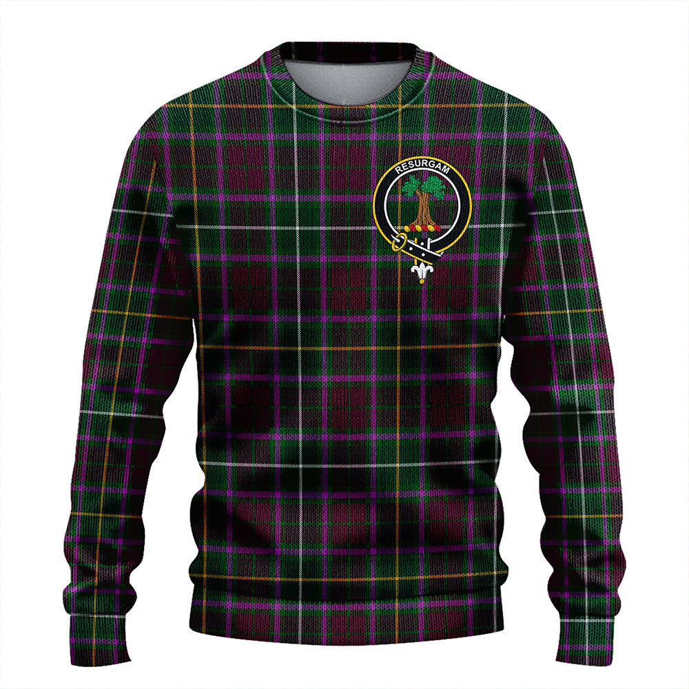 Crosbie Clan Badge Tartan Knitted Sweater