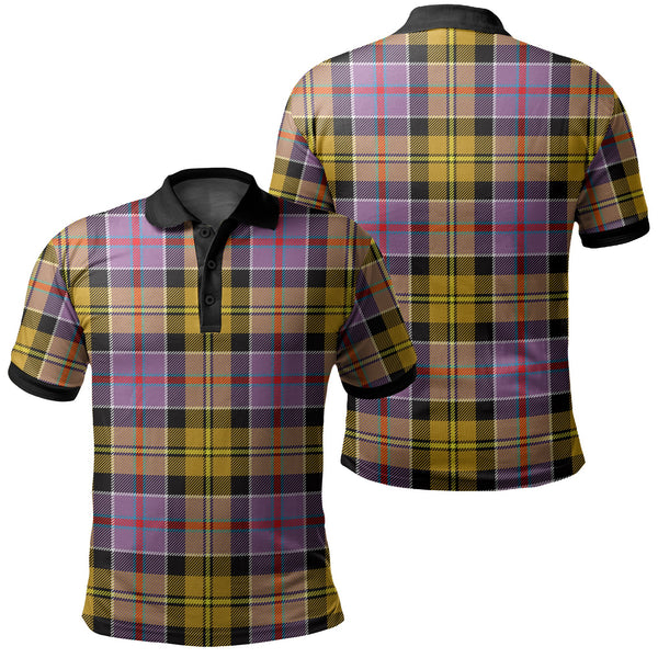 Culloden Ancient Tartan Classic Polo Shirt Black Neck 2 Style