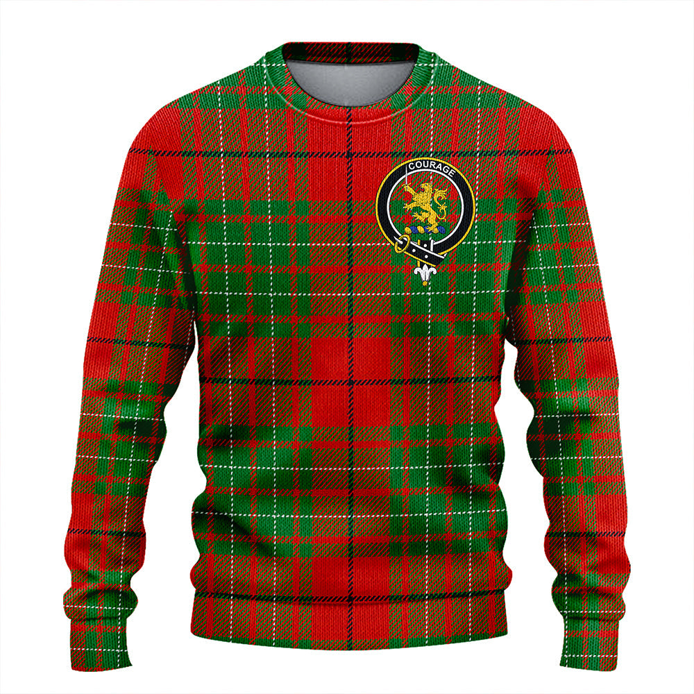 Cumming Ancient Clan Badge Tartan Knitted Sweater