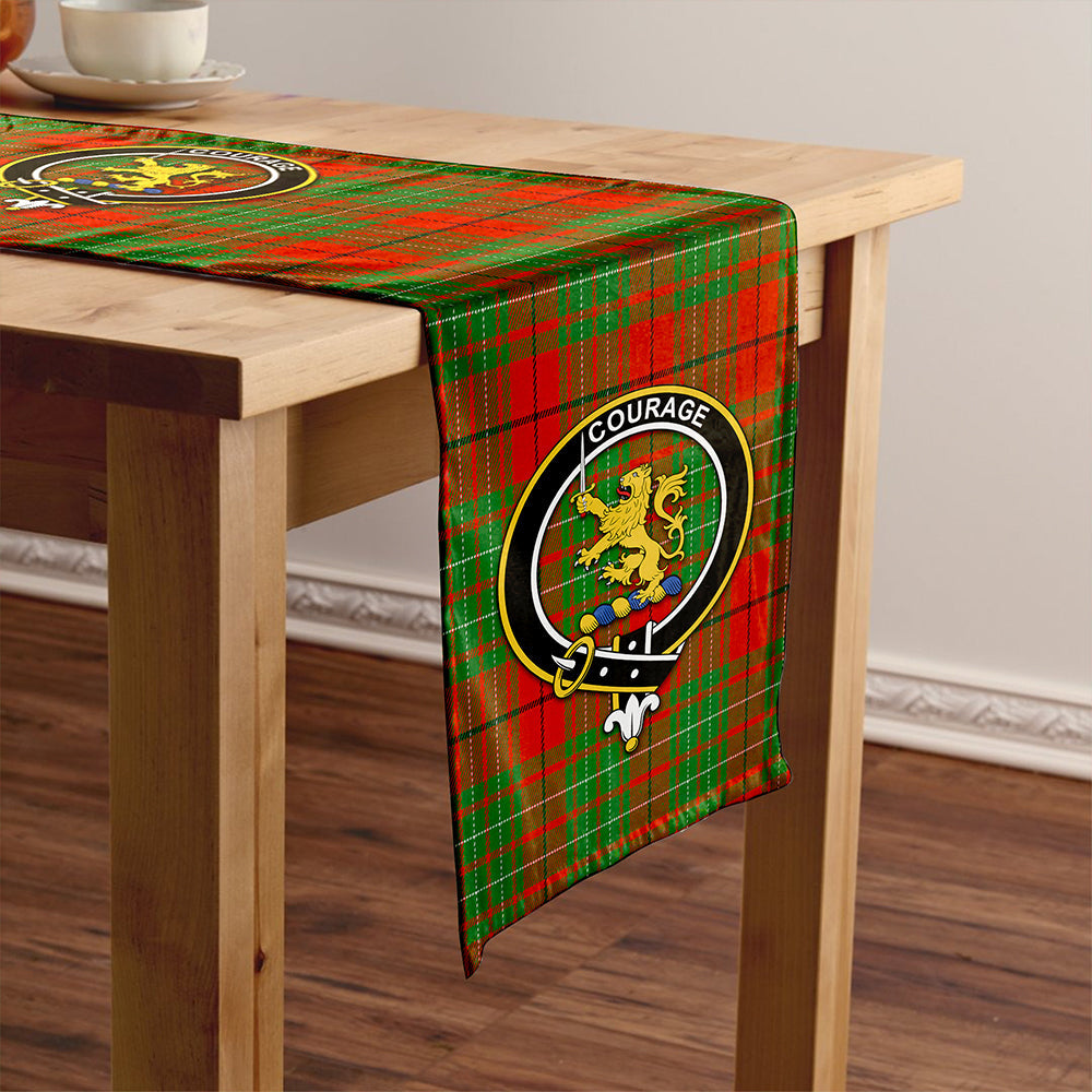 Cumming Ancient Clan Badge Tartan Table Runner