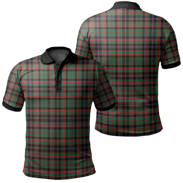 Cumming Hunting Ancient Tartan Classic Polo Shirt Black Neck 2 Style