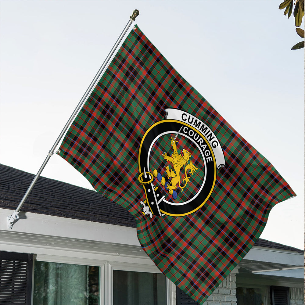 Cumming Hunting Ancient Classic Crest House Flag