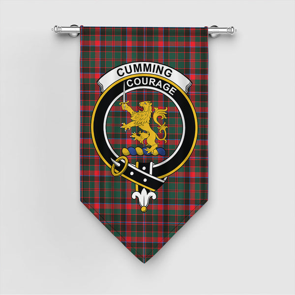 Cumming Hunting Modern Tartan Classic Crest Gonfalon