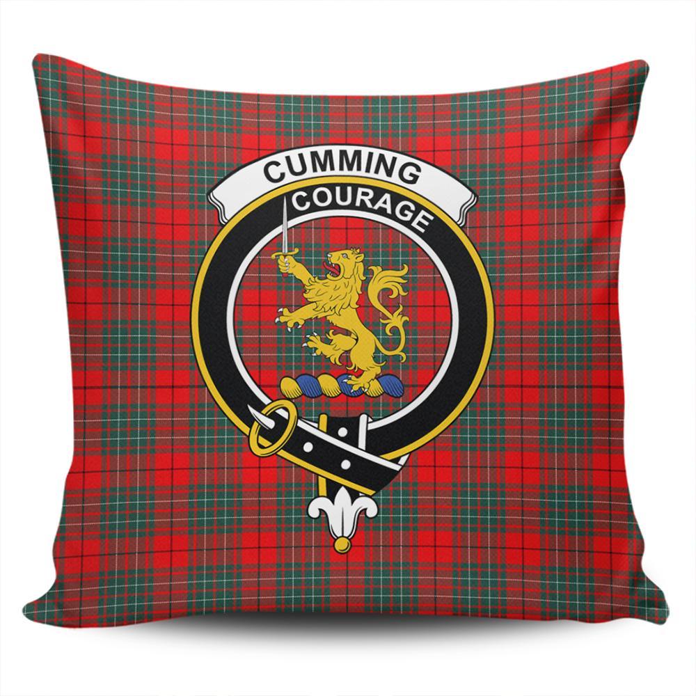 Cumming Modern Tartan Classic Crest Pillow Cover