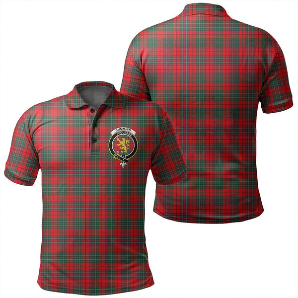 Cumming Modern Tartan Classic Crest Polo Shirt