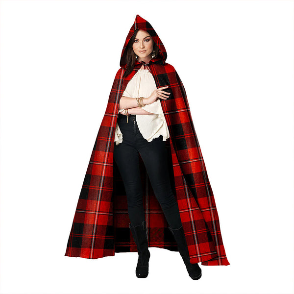 Cunningham Ancient Clan Badge Tartan Hooded Cloak