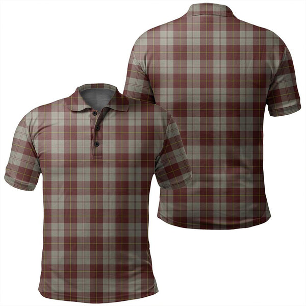 Cunningham Burgundy Dancers Tartan Classic Polo Shirt