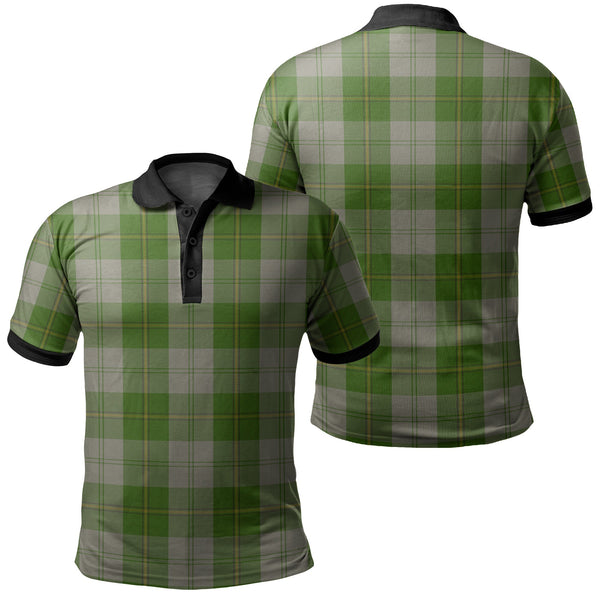 Cunningham Dress Green Dancers Tartan Classic Polo Shirt Black Neck 2 Style