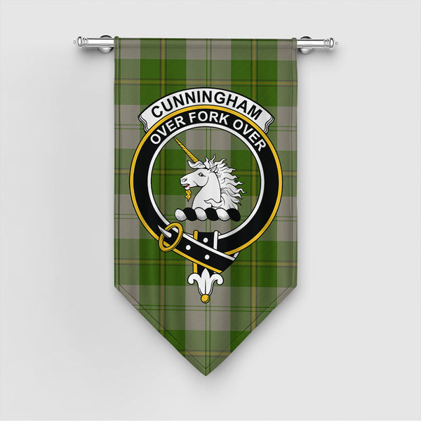 Cunningham Dress Green Dancers Tartan Classic Crest Gonfalon