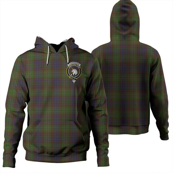 Cunningham Hunting Modern Tartan Classic Crest Hoodie